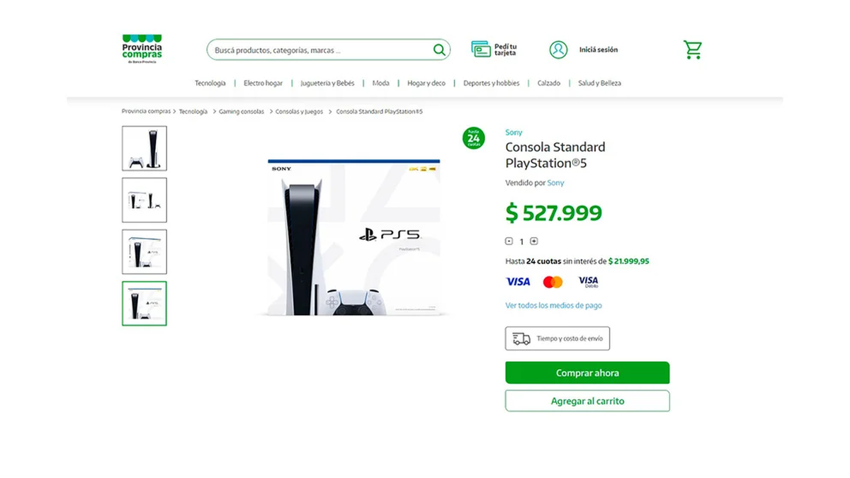 Playstation 5 en 24 cuotas sin inter&eacute;s: c&oacute;mo es la promoci&oacute;n del banco