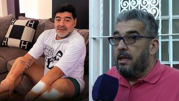 Maradona está enojado con el Chavo Fuks y le apuntó a los periodistas deportivos