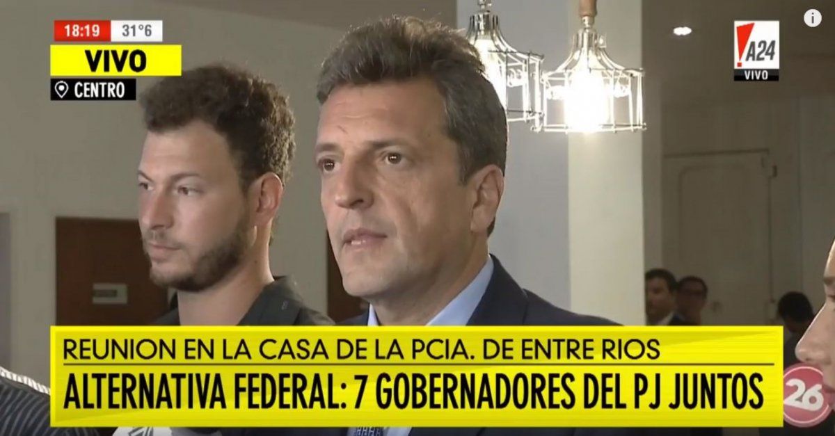 Massa sobre la posibilidad de aliarse con CFK: Argentina no tiene que pensar en términos de divisiones