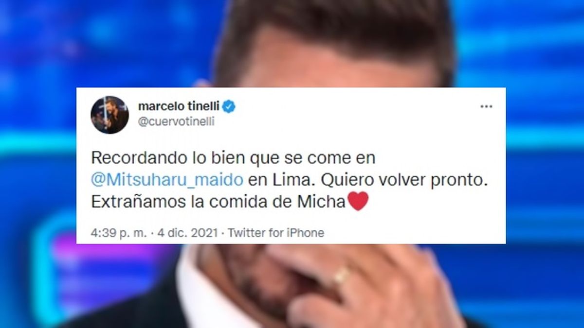 El mensaje de Twitter de Marcelo Tinelli que despertó las alertas de sus seguidores. 