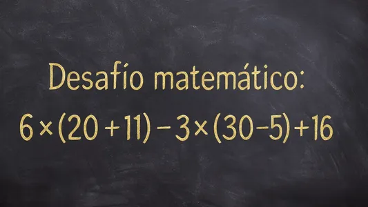 Desafío Matemático: este desafío desafía tu primer impulso