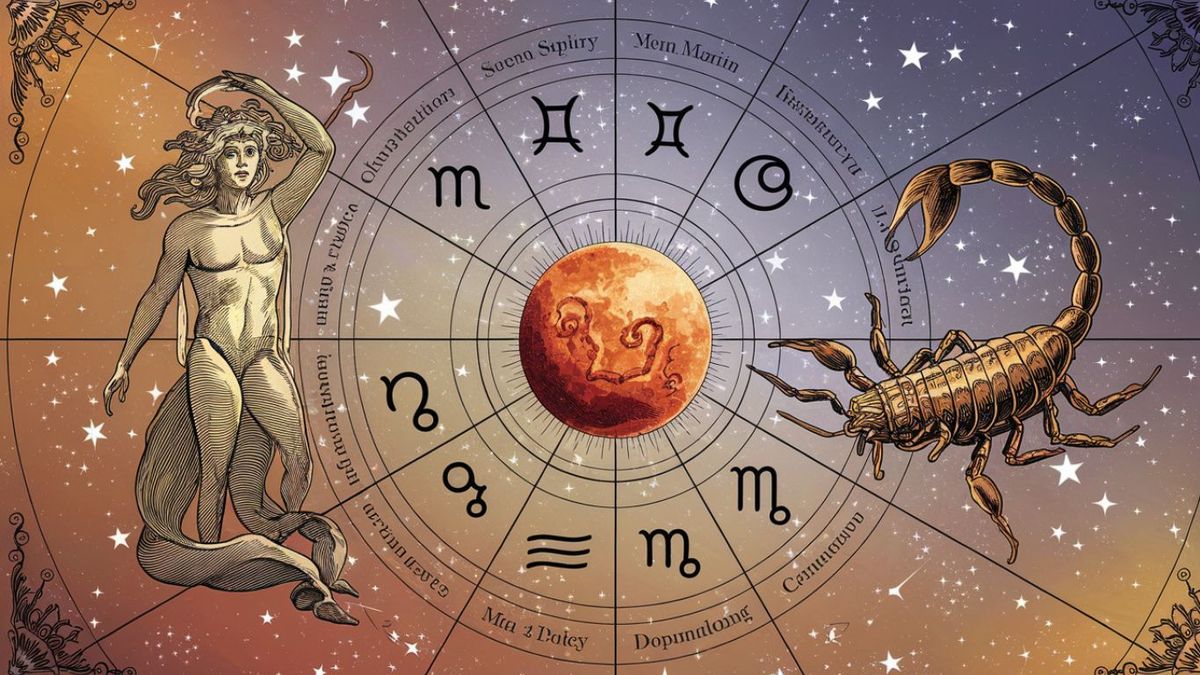 La Luna en Capricornio y la conjunción de Mercurio y Marte en Escorpio marcan un día de gran enfoque y claridad. (Foto: Ideogram)