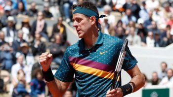 Del Potro le ganó a Nishioka y está en la tercera ronda de Roland Garros