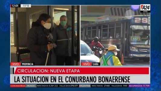 A24 muestra cómo son los controles en el conurbano bonaerense