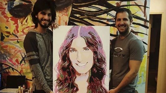 El artista que retrató a Romina Yan y vivió una experiencia paranormal