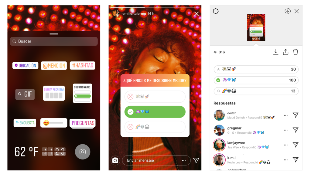 Instagram estrenó una nueva función para hacer cuestionarios en las Historias