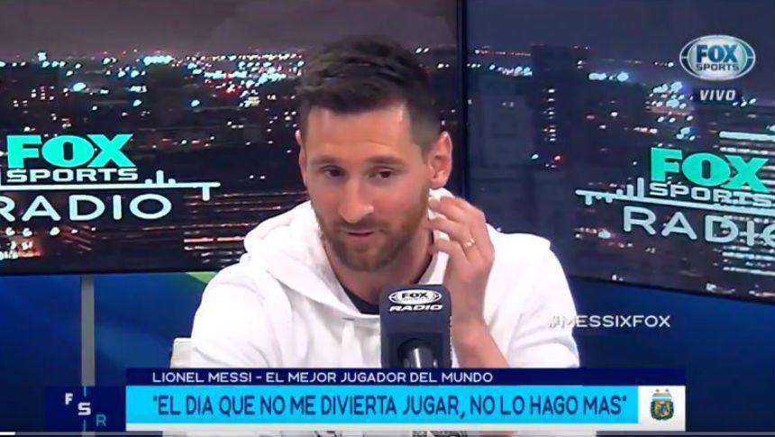 Messi: El día que no me divierta jugar, no lo hago más