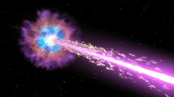 Qué pasaría si una explosión de rayos gamma apuntara directamente a la Tierra