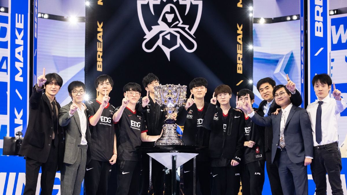 Edward Gaming, campeón del Worlds 2021.