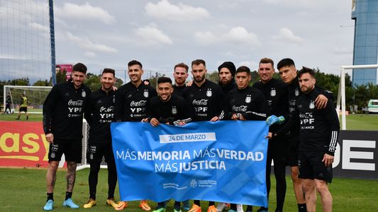 Día de la memoria: con Messi como bandera, el mensaje de la Selección Argentina