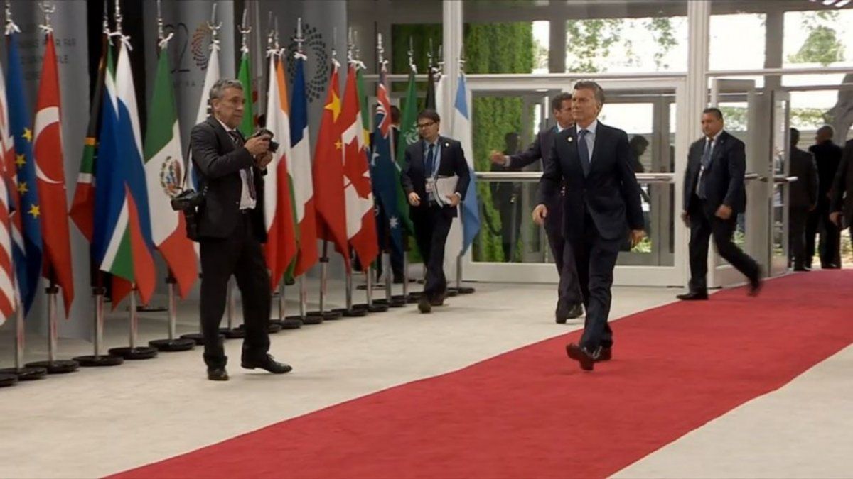 Los mandatarios llegan a Costa Salguero para la apertura del G20