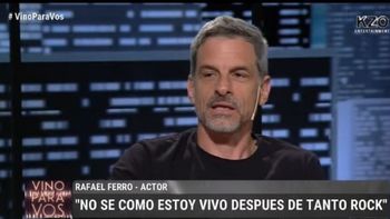 Rafael Ferro: No sé cómo estoy vivo después de tanto rock