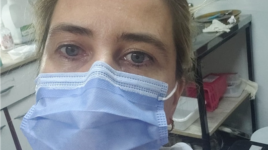 Salvó a un paciente con Covid tras asistirlo por cuatro horas en una ambulancia