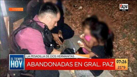 Pesadilla: dos nenas abandonadas en la Av. General Paz