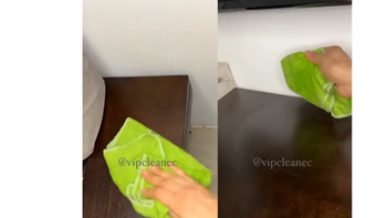 Mostró el truco definitivo para evitar que se junte polvo en los muebles: ¡Mágico!