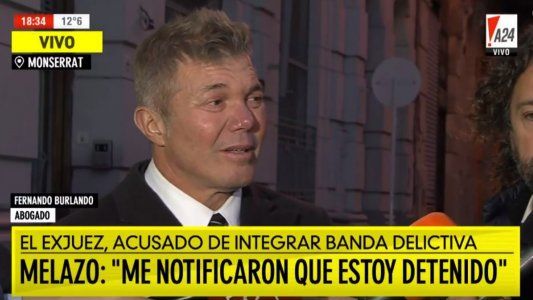 Better call Saul: Burlando quiere ser el abogado del ex juez Melazo