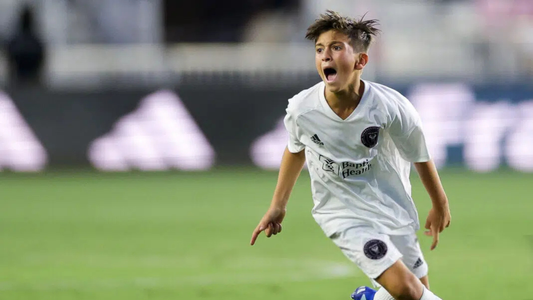 Ni 1, ni 2...¡un récord!: la tremenda goleada de Thiago Messi, hijo del campeón, con Inter Miami