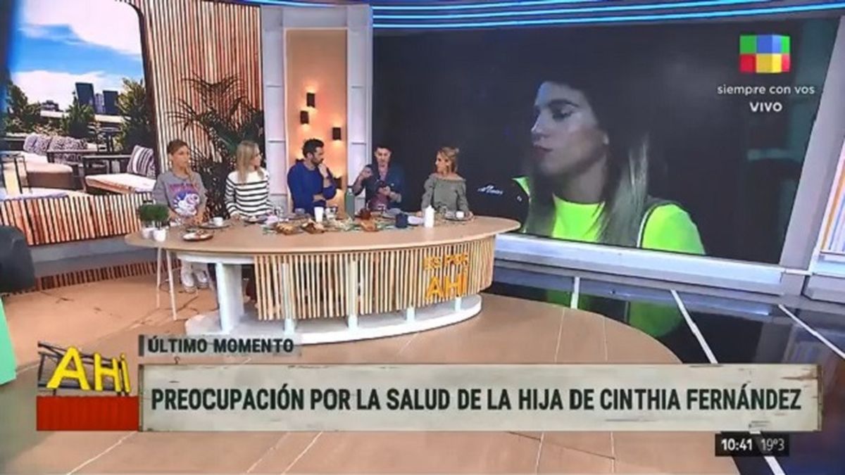 Seg&uacute;n inform&oacute; Guido Zaffora en Es por ah&iacute; (Am&eacute;rica TV), la hijita de Cinthia Fern&aacute;ndez podr&iacute;a ser nuevamente internada al haber vuelto con v&oacute;mitos y diarrea.&nbsp;