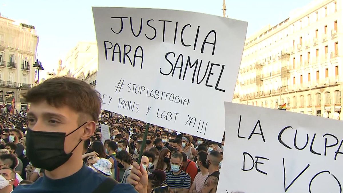 Manifestación de repulsa en Madrid