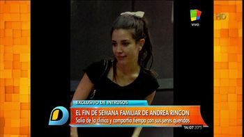 Andrea Rincón entre las salidas transitorias y un reality show