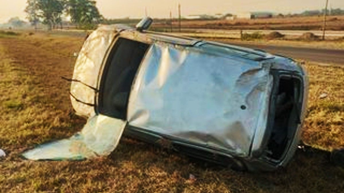 Así quedó uno de los autos involucrados. Foto: El Tribuno.&nbsp;