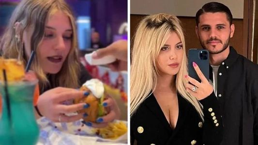 Furor en redes: la hamburguesa que se volvió viral gracias a los chats de Mauro Icardi y Wanda Nara