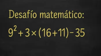 Desafío matemático: una mente brillante lo resuelve en menos de 10 segundos
