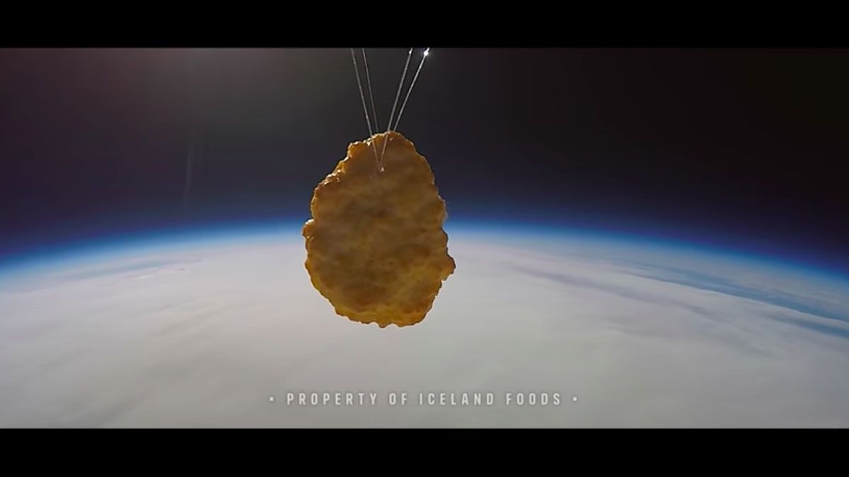 El nugget de pollo enviado al espacio.