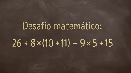 Desafío Matemático: este reto con paréntesis depende de el orden de la cuenta