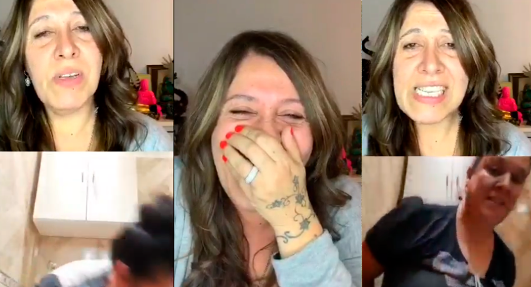Una seguidora de Pity La Numeróloga se unió a un vivo desde el baño y... ¡se limpió la cola!