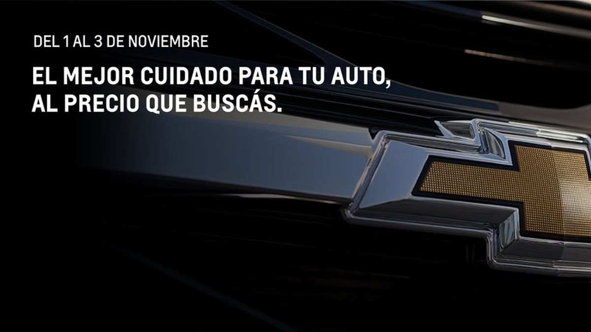 El servicio de Postventa Chevrolet estará participando por tercer año consecutivo en el CyberMonday
