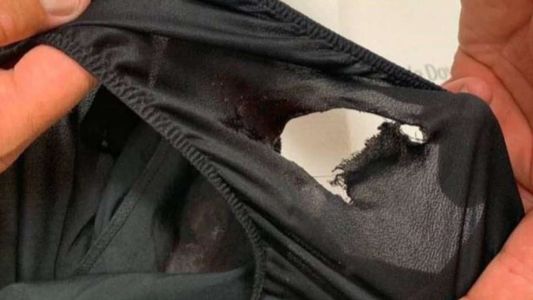 Intentó saltar una reja para robar y se la clavó en los testículos