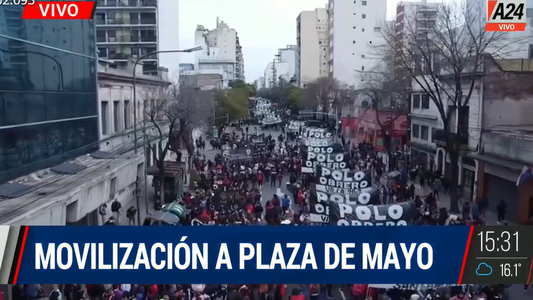 Piqueteros marcharon en la 9 de Julio por el aumento en los planes sociales