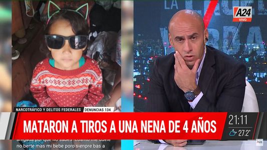 Esteban Trebucq lamentó el asesinato de una nena en la Villa 1-11-14 en La cruel verdad: No quiero decir que es la Argentina narco, pero...