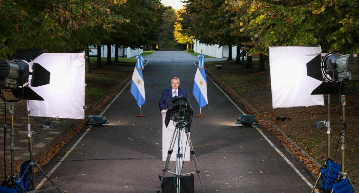 Alberto Fernández anunció nuevas medidas desde la Quinta de Olivos.