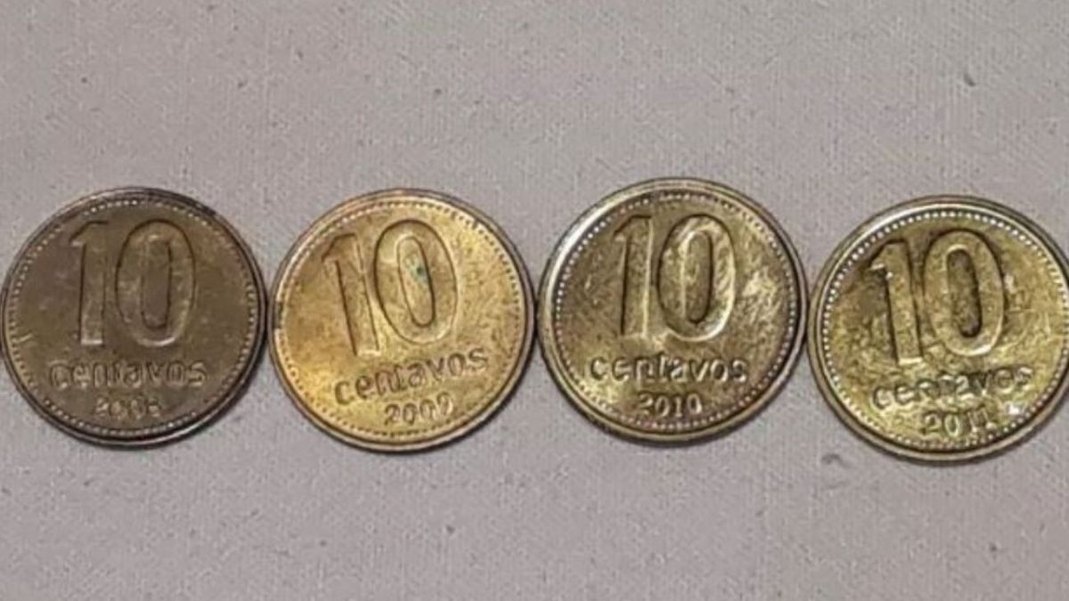 Buscá tus monedas de 10 centavos en casa