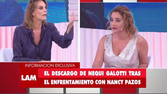 Fuerte cruce televisivo entre Nequi Galotti y Nancy Pazos por el rol de La Nación en la dictadura