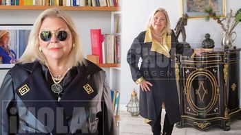 Todas las fotos: Lilita Carrió jugó a ser modelo de su propia marca de ropa, By Lilitas