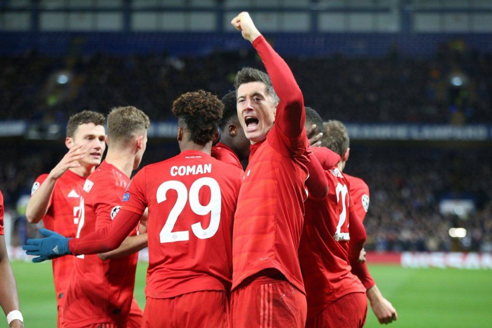 Champions League: Bayern Munich goleó 3-0 a Chelsea en Londres y tiene un pie y medio en los cuartos de final