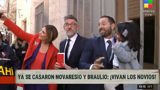Luis Novaresio dio el sí con Braulio Bauab: No paré de llorar