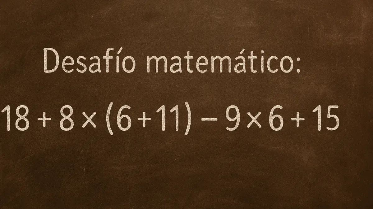 La regla esencial para resolver este desafío matemático es conocido como PEMDAS (por sus siglas en inglés) o jerarquía de operaciones.