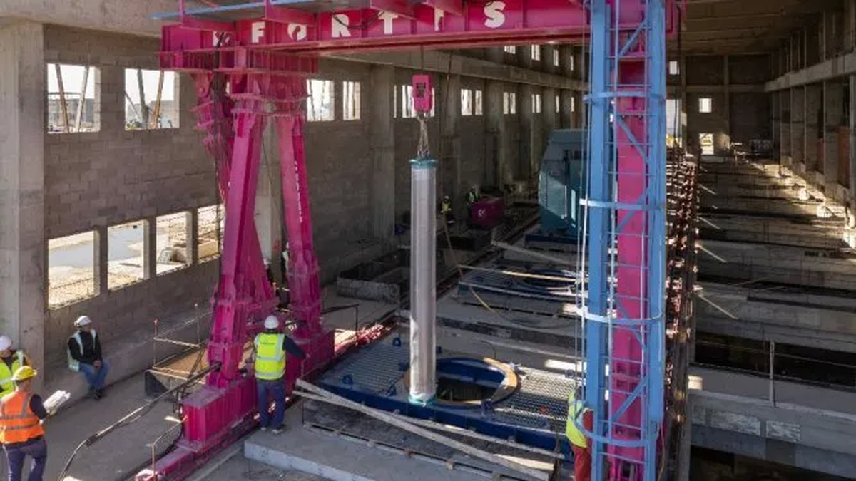 La bajada e instalación de ARBØR fue rápida y sencilla dado su peso ligero y su simplicidad de maniobra. (Foto Fundal)