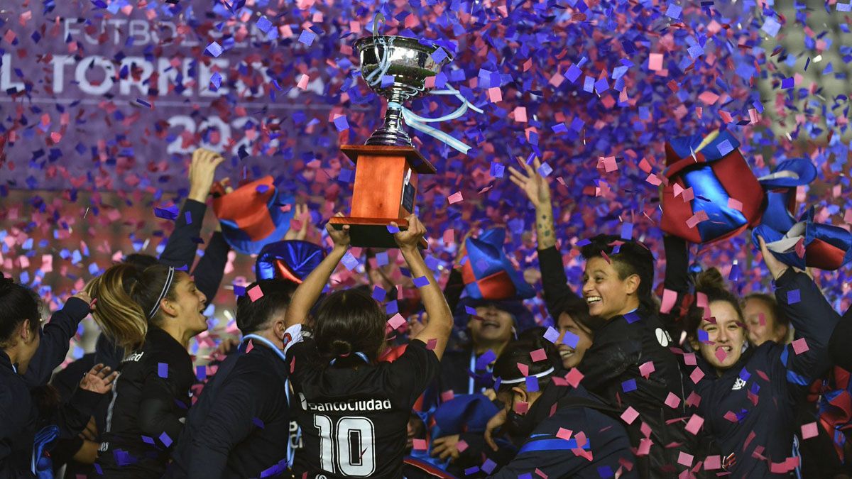 San Lorenzo es el nuevo campeón del fútbol argentino femenino.