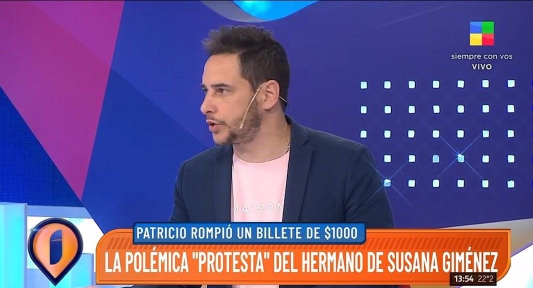 Rodrigo Lussich también apuntó contra Patricio Giménez por romper un billete de 1000 pesos