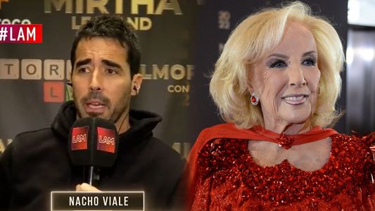 Nacho Viale reveló cuál es la figura que quiere en la mesaza, pero Mirtha Legrand desaprueba
