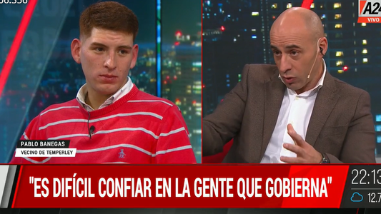 Se quebró mal: Esteban Trebucq no aguantó la emoción en la charla con el kirchnerista que se quedó sin trabajo