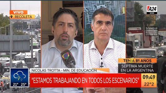 Trotta por extensión de suspensión de las clases: En los próximos días se tomará una decisión