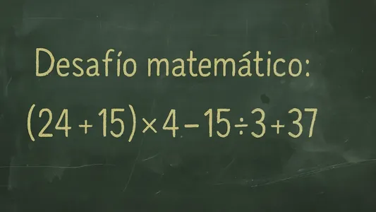Desafío matemático: ¿en cuánto tiempo lo podés resolver?