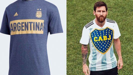 Polémica por las nuevas remeras azul y amarillo de la Selección Argentina: una se parece a la camiseta de Boca