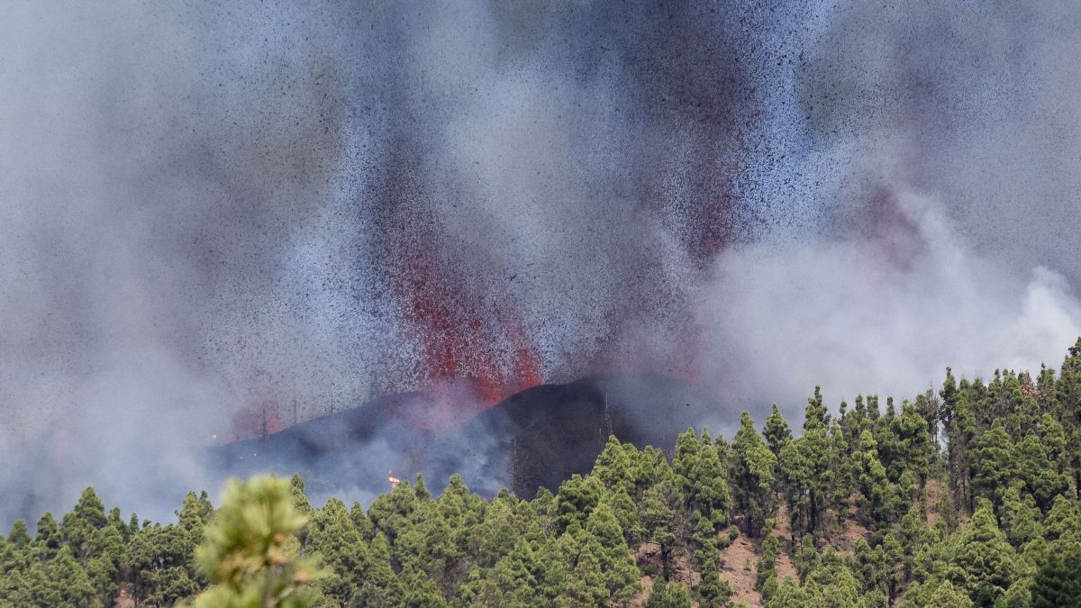 El volcán Palma entró en erupción tras 50 años inactivo.&nbsp;